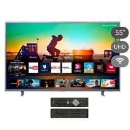 Smart TV LED 4K AMBILIGHT PHILIPS 55" -  55PUD6703/55 