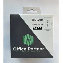 Rollo continuo Office Partner formato DK-2210 - 29mm x 30.48 metros