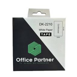 Rollo continuo Office Partner formato DK-2210 - 29mm x 30.48 metros