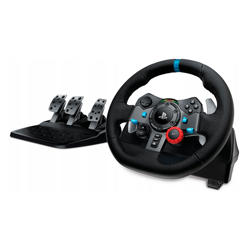 Volante Logitech G29 c/ pedalera Linea G PC PS3 PS4 PS5