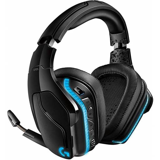 Auricular Logitech G935 7.1 Inalambrico Gamer Rgb Con Sonido Envolvente LightSync Dtx 2.0 Usb Para Pc