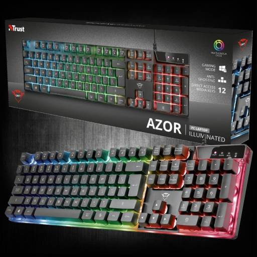 Teclado TRUST GAMING GXT 835 AZOR