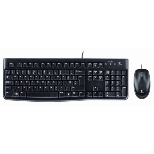 Combo Logitech Teclado y Mouse MK120 conexin  USB