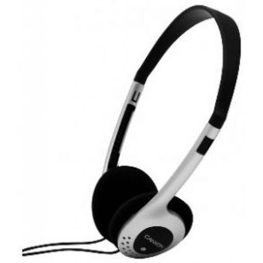 Auriculares Canyon CNF-HP01 SILVER/BLACK