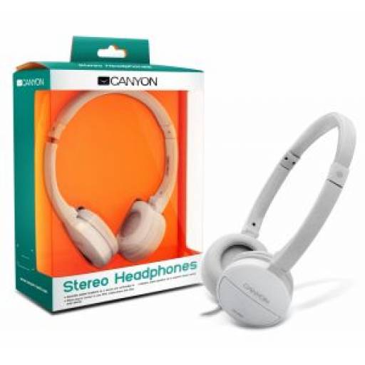 Auriculares Canyon CNR-HP04NW White