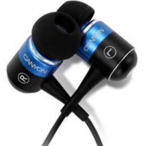 Auriculares Canyon CNR-EP08NBL BLACK/BLUE